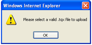Figure 6.1.3 - Windows prompt select file. 